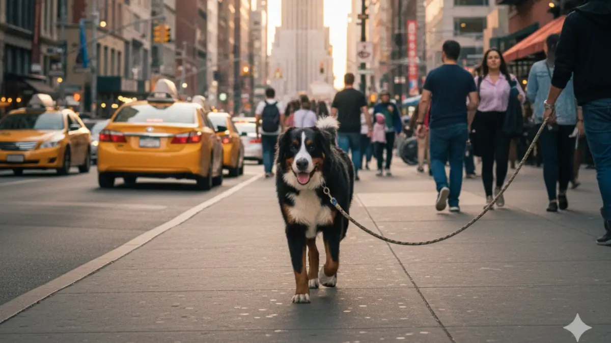 passeios em áreas urbanas movimentadas